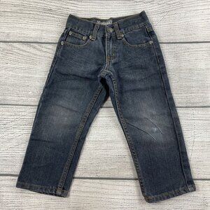 M Gordon Straight Leg Jeans Toddler Size 4 Casual Denim Adjustable Waist Pants